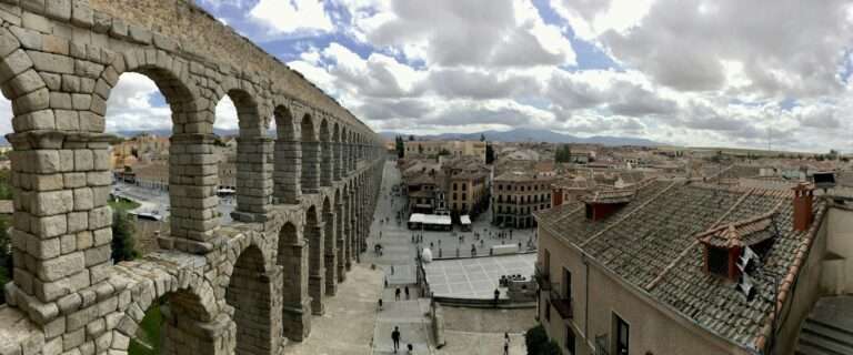 The Roman aqueduct, Segovia